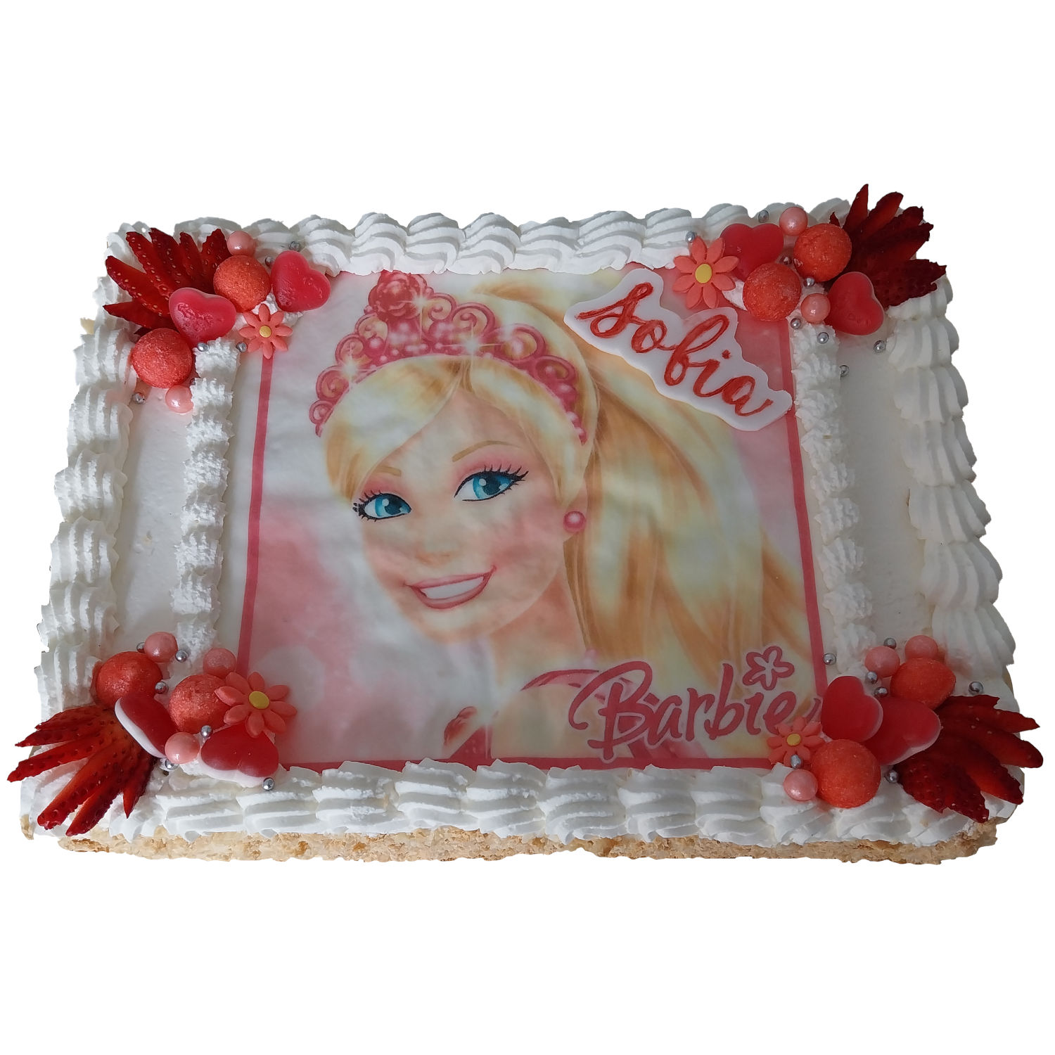 Millefoglie con stampa Barbie